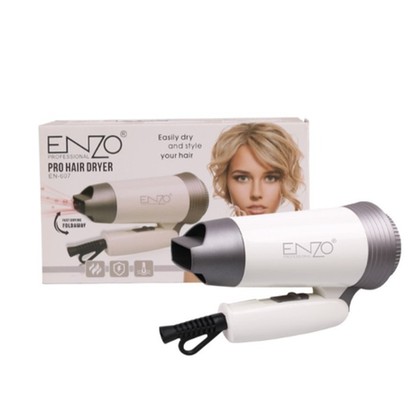 ENZO Low Noise Mini Foldable Hair Dryer