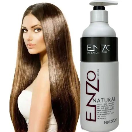 ENZO Natural Smooth Shampoo 500ml + Damaged Hair Treatment