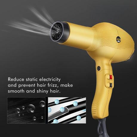 ENZO Quick-Dry Anti-Frizz Hair Dryer + NOVIQ Heat Spray 250ml (EN-8895)