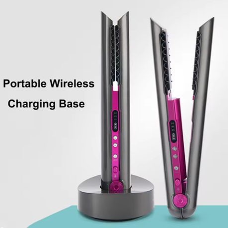 ENZO 2-in-1 Cordless USB Straightener & Curler