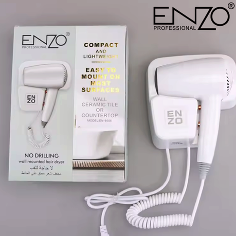 ENZO Bathroom Standing Mini Wall-Mounted Hair Dryer