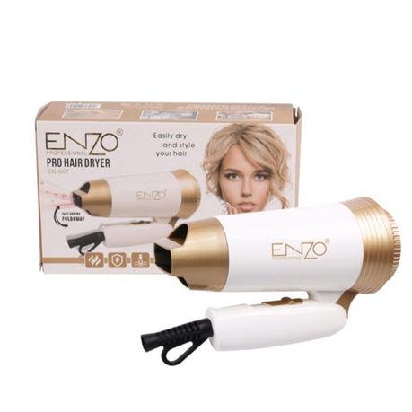 ENZO Low Noise Mini Foldable Hair Dryer
