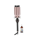 ENZO 3-Barrel Wave Curler with Coconut Serum