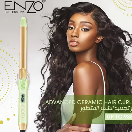 ENZO Long Ceramic Titanium Coating Hair Curler