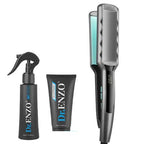 ENZO ProTitanium Coating Hair Straightener + Hair Care Spray & Lotion