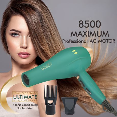 ENZO Professional Ionic Hair Dryer + NOVIQ Heat Spray 250ml (EN-8887)