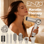ENZO 1500W Folding Hot Air Hair Dryer & Styling Comb Set