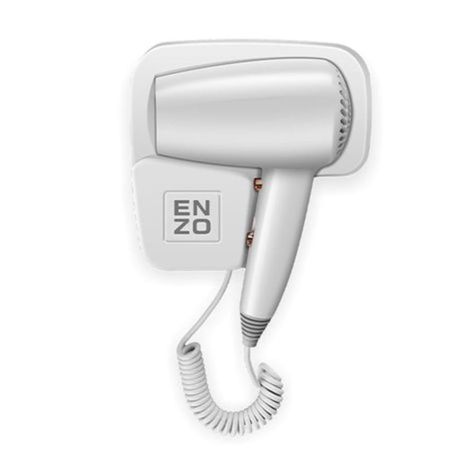 ENZO Wall-Mounted Hair Dryer