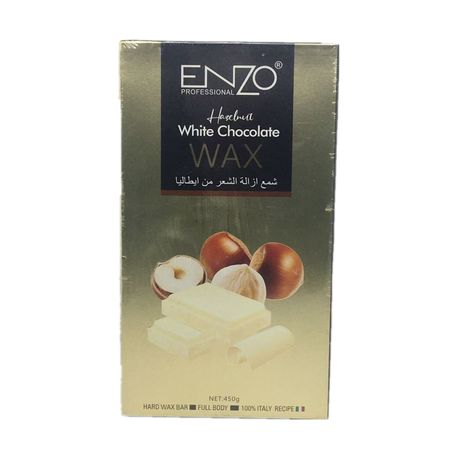 ENZO Professional Hazelnut White Chocolate Wax, Hair Removal Hard Wax