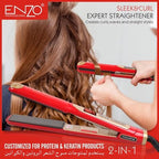 ENZO New Range 2-in-1 Titanium Hair Straightener