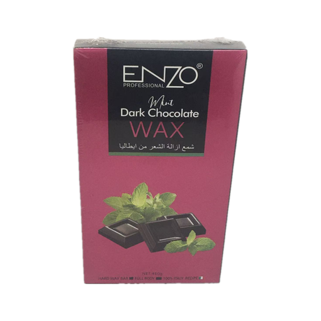 ENZO Professional Full Body Mint Dark Chocolate Wax, Hair Removal Hard Wax