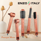 ENZO Multi-Function Hot Air Comb & Curling Styler