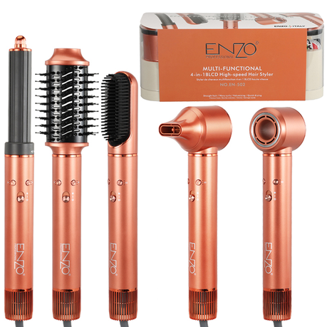 ENZO Multi-Function Hot Air Comb & Curling Styler