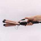 ENZO 3-Barrel Wave Curler with Coconut Serum