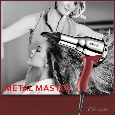 ENZO Metal Ionic Hair Dryer 8000W + NOVIQ Heat Spray 250ml (EN-2997)
