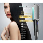 ENZO ProTitanium Coating Hair Straightener + Hair Care Spray & Lotion