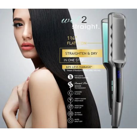 ENZO ProTitanium Coating Hair Straightener + Hair Care Spray & Lotion