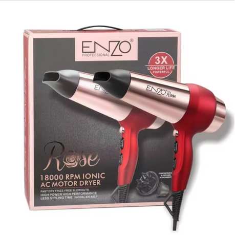 ENZO Professional Rose Ionic AC Motor Dryer EN-8227