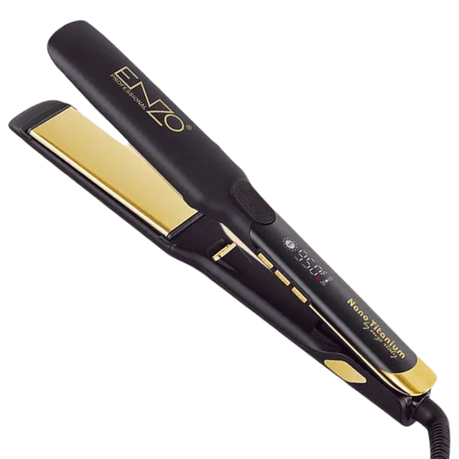 ENZO Nano Titanium Flat Iron + Avocado Serum