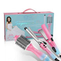 ENZO 3-in-1 Electric Straightener, Curler & Brush
