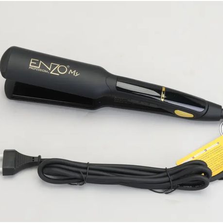 ENZO 2-in-1 Black Hair Dryer & Straightener Hair Care Set