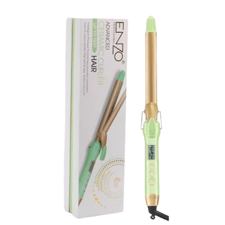 ENZO Long Ceramic Titanium Coating Hair Curler