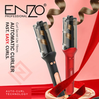 ENZO Automatic Rotary Curling Iron — 8 Heat Settings