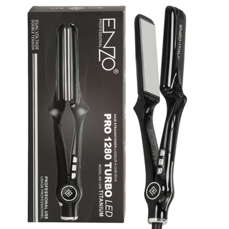 ENZO Professional Fast-Heating Hair Straightener with Temperature Control