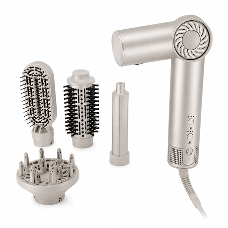 ENZO Professional Foldable Hair Dryer Brush Set