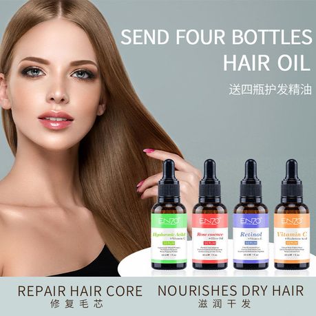 ENZO Elegant Fast-Drying Hair Dryer + Hair Care Serum Set