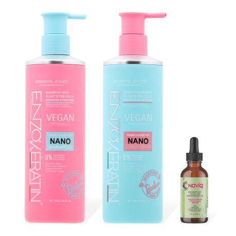 Keratin Protein Shampoo & Conditioner + NOVIQ Hair & Scalp Oil