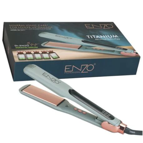 ENZO LCD Digital Ionic Keratin Flat Iron (EN-2411)