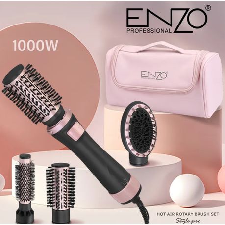 ENZO 4-in-1 Rotating Negative Ionic Detachable Brush Head