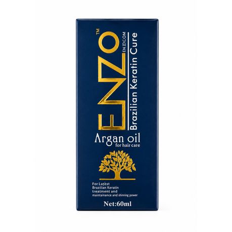 ENZO Argan Oil Keratin Hair Serum 60ml — Professional Hair Repair