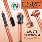 ENZO Multi-Function Hot Air Comb & Curling Styler