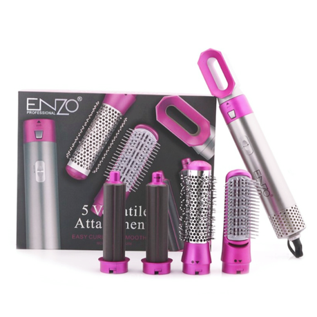 ENZO 5-in-1 Interchangeable Hair Dryer & Volumizing Brush