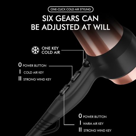 ENZO Professional AC Motor Fast-Drying Hair Dryer
