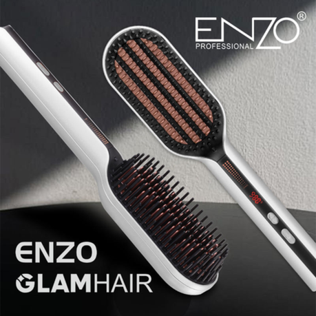 ENZO Electric Ionic Hair Straightening Comb 55W