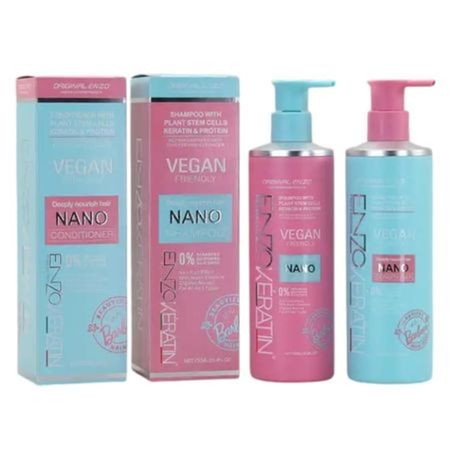 ENZO Vegan-Friendly Nano Nourishing Anti-Frizz Shampoo & Conditioner