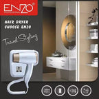 ENZO 3000W Hot and Cold Wall-Mounted Hair Dryer