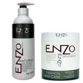 ENZO Natural Smooth Shampoo 500ml + Damaged Hair Treatment